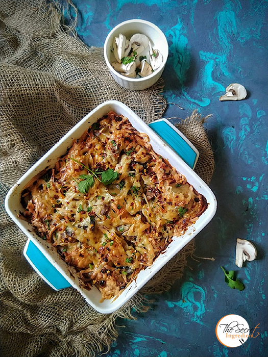 Vegetarian Mushroom Lasagna 