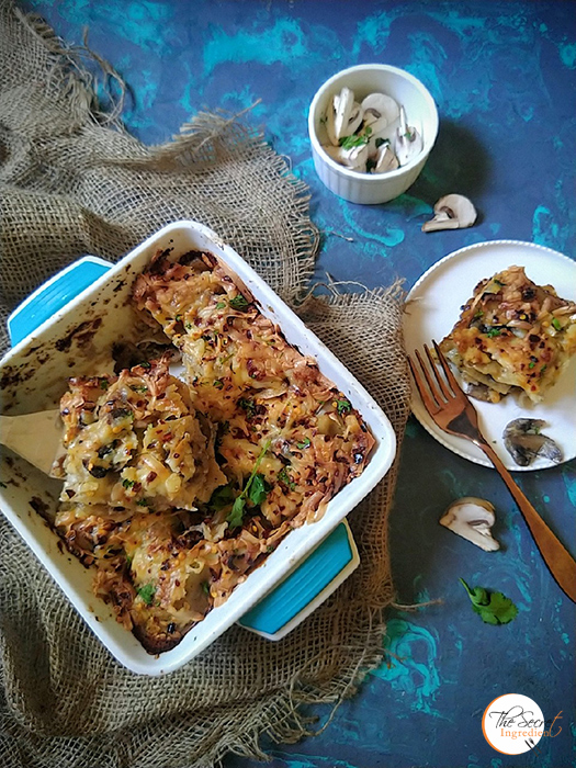 Vegetarian Mushroom Lasagna 