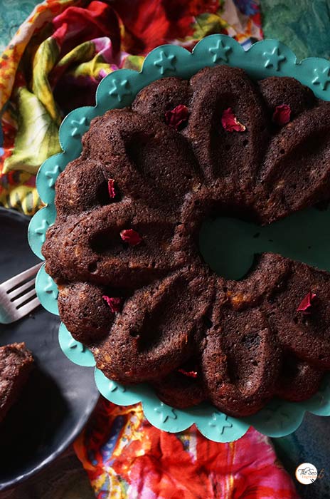 Vegan Chocolate Banana Cake 