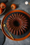 Persimmon Rum Raisin Cake