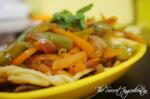Indo Chinese Vegetable Chop Suey | American Chinese Style Chopsuey | Fried Noodles with Vegetables in Sweet & Sour Sauce