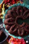 Vegan Chocolate Banana Cake | Eggless Chocolate Banana Cake with Flax Seeds