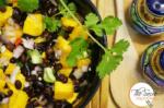 Fresh Mexican Black Bean & Mango Salad | Ensalada de Frijoles Negros y Mango