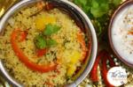 Cous Cous Pilaf | Couscous Vegetable Pulao | Mixed Vegetable Couscous Pulav