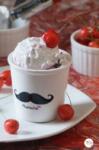 Homemade Cherry and Lychee Ice Cream | Fresh Lychee and Cherry Compote Ice Cream