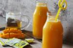 Mango Chamomile-Mint Tea Lemonade | Mango Green Tea Lemonade