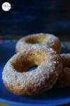 Halloween Special Baked Pumpkin Doughnuts | Spiced Pumpkin Puree Donuts Recipe