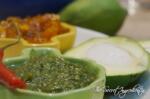 Raw Mango Chutney with Mint and Coriander | Kacchey Aam Ki Chutney with Pudina and Dhaniya