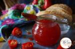 Red Chilli & Red Bell Pepper Jam | Red Chilli and Capsicum Preserve | Red Chilli Sweet Chutney