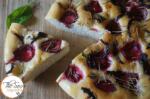 Italian Focaccia Bread with Strawberries | Strawberry Focaccia with Maple Caramelized Onions, Basil and Rosemary