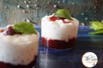 Tapioca Coconut Milk Pudding with Strawberry Preserve | Thai Tapioca Coconut Milk Pudding | Sago Coconut Milk Pudding