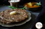 Vrat Ki Roti | Kuttu Singhara Sama Ke Atta Ki Thalipeeth | Buckwheat Water Chestnut & Barnyard Millets Flour Flatbread