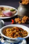 Tori Wadiyan | Ridge Gourd with Spicy Dried Lentil Dumplings | Tourai with Baddi